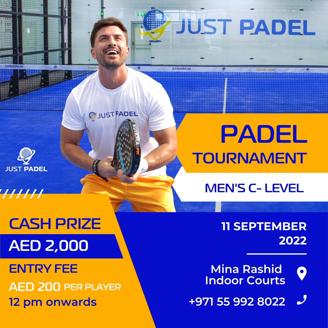 Men's Open C - Padel Tournament, Padel Court in Dubai