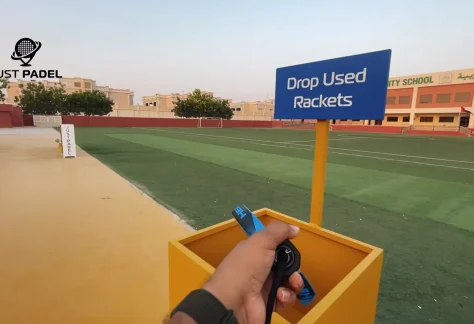 Arab Unity School: Padel Rackets Drop Basket