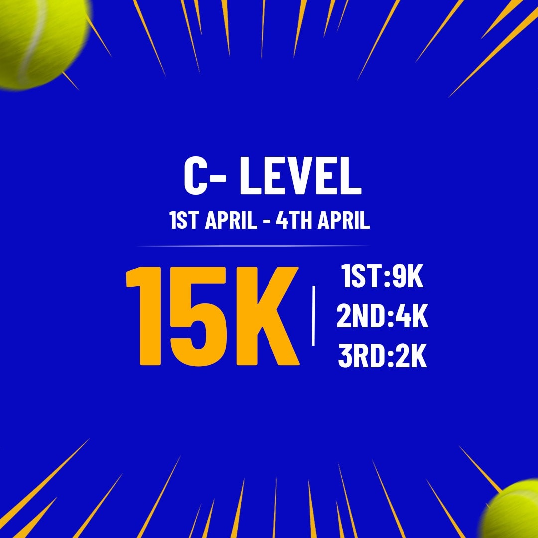 C- Level - 1st to 4th April - JP Open 2023