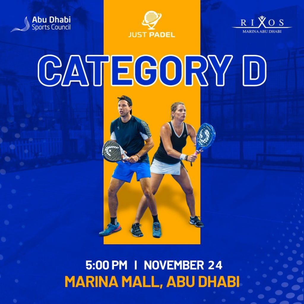 Category D - Marina Mall - Nov 24 - Just Padel Dubai