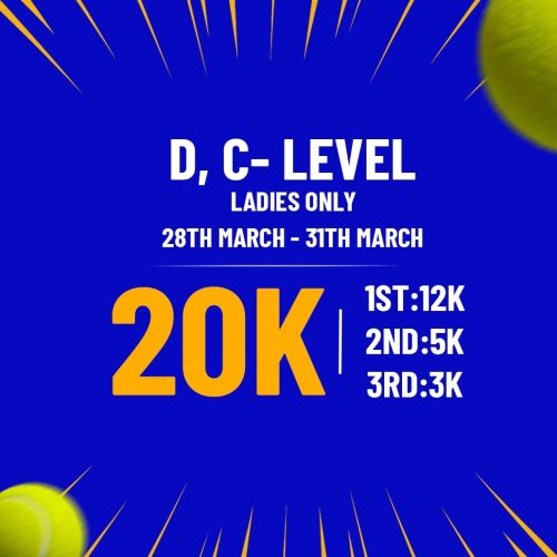 D&C- Level - 28th to 31st March - Ladies Only - JP Open 2023